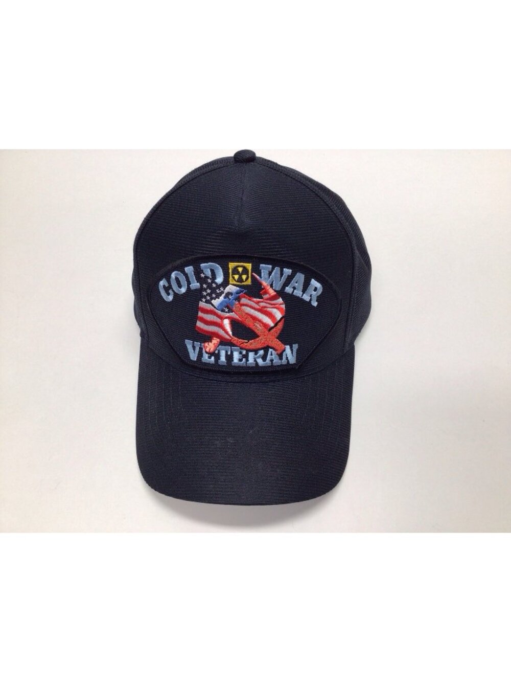 Cold War Veteran Military Blue Adjustable Embroidered Cap Hat Made In USA